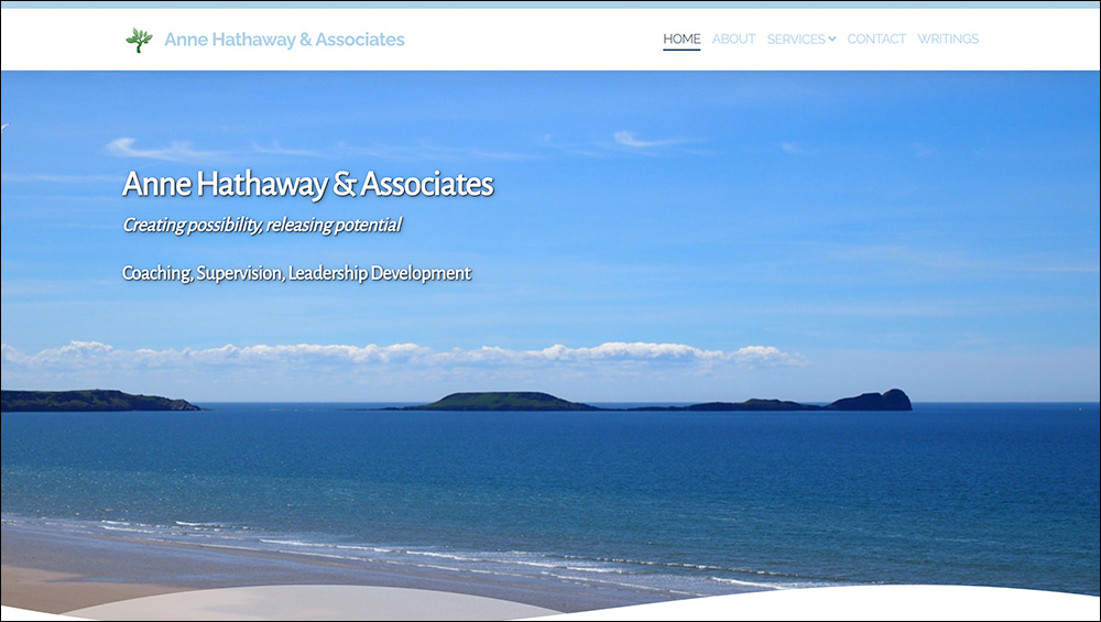 Anne Hathaway & Associates website image