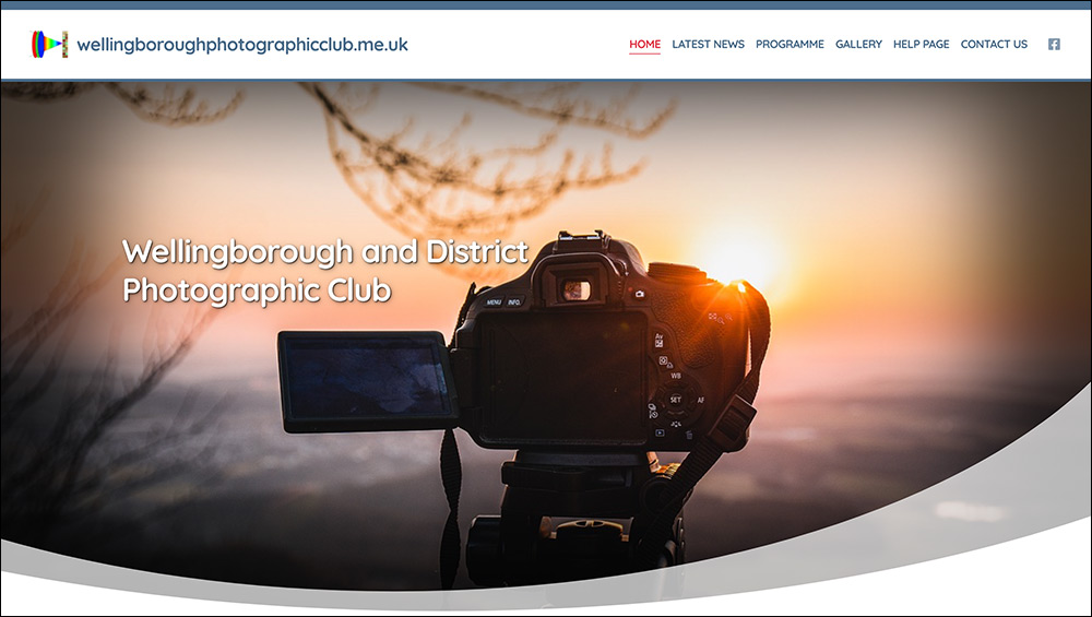 Wellingborough Photographic Club website image
